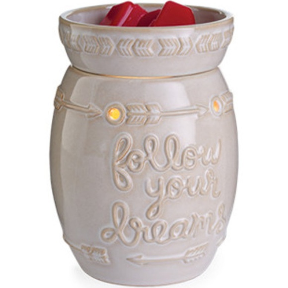 Candle Warmers Etc Other - Large Electric Candle Warmer "Follow Your Dreams"
